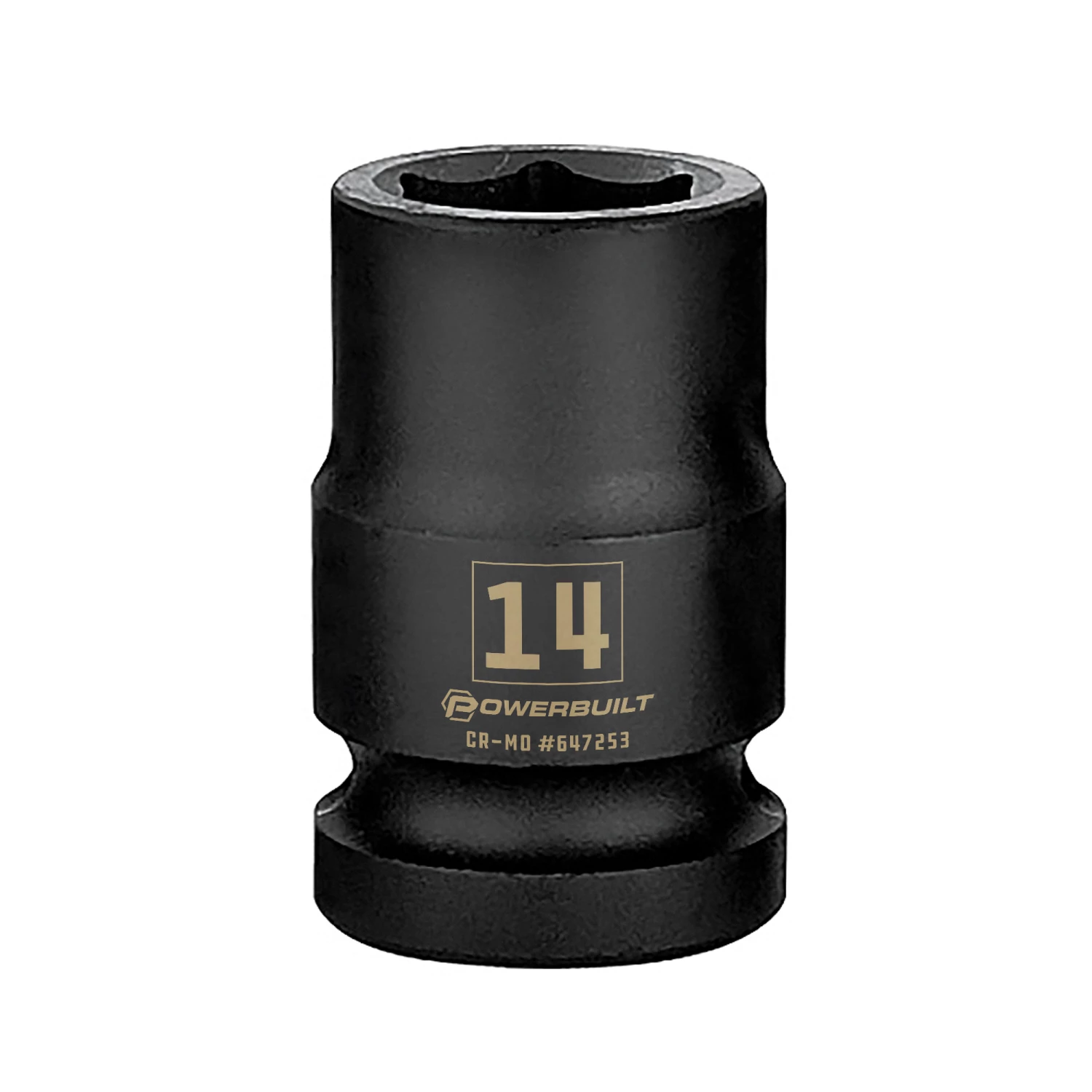 Cheapest 🛒 Powerbuilt 3/8 in. Drive x 14 mm 6 Point Impact Socket - 647253 🔔