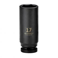 Flash Sale 🎁 Powerbuilt 3/8 in. Drive x 17 mm 6 Point Deep Well Impact Socket - 647267 💯