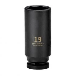 Deals 💯 Powerbuilt 3/8 in. Drive x 19 mm 6 Point Deep Well Impact Socket - 647269 ✔️
