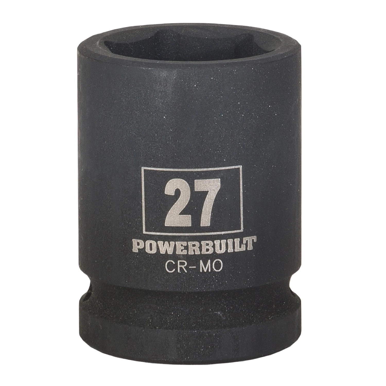 Coupon 😉 Powerbuilt 3/4" Drive 6 Pt. Metric Impact Socket 27mm - 647382 😉 - Image 2