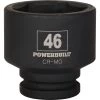 Outlet 😀 Powerbuilt 3/4-Inch Drive 6 Point Metric Impact Socket 46mm, Chrome Moly Steel 😉