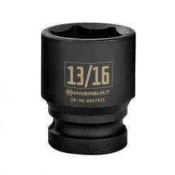 Flash Sale 🛒 Powerbuilt 3/8 Inch Drive 13/16 Inch Impact Socket - 647451 🧨