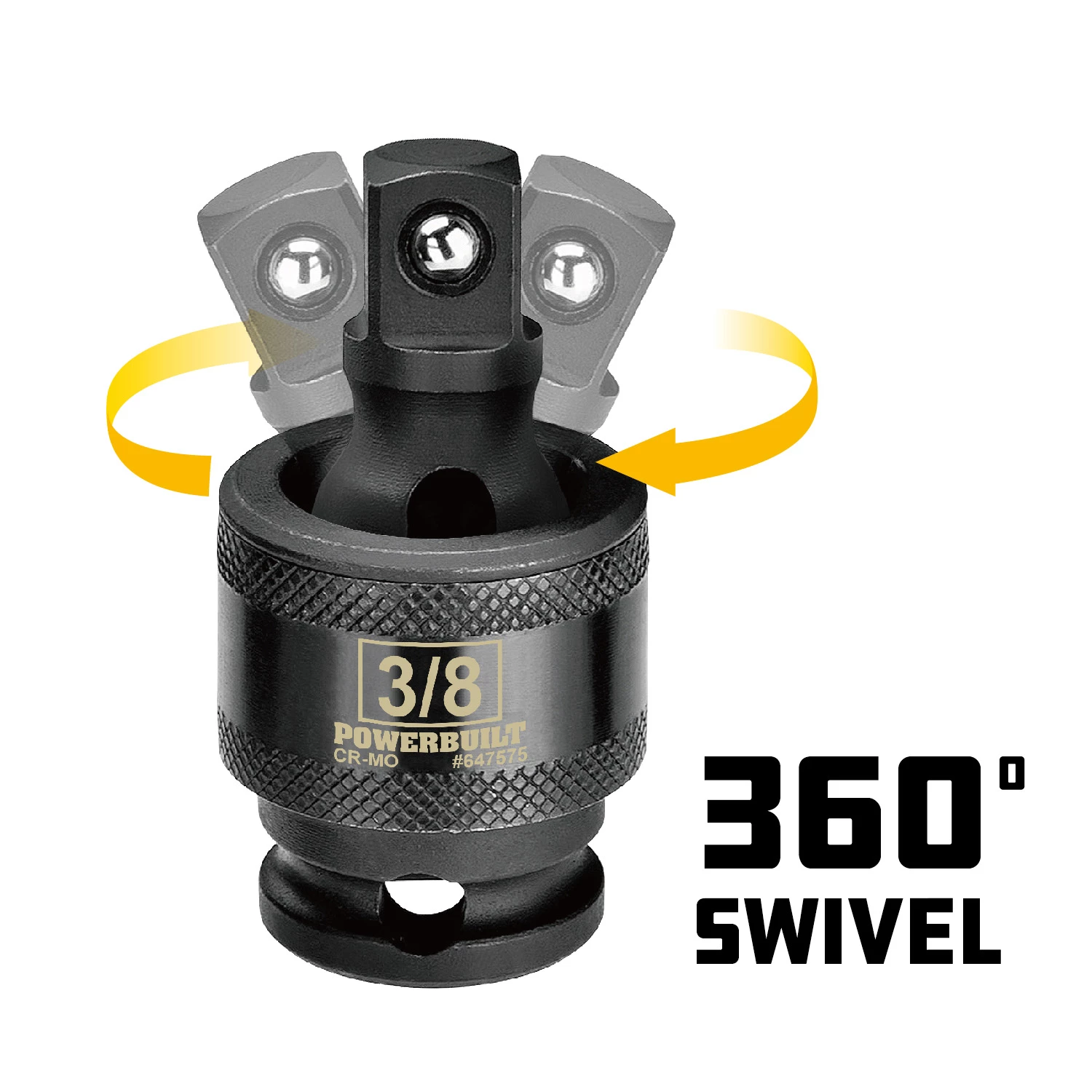 Wholesale ⭐ Powerbuilt Universal Joints - 3/8 in. Drive Impact - 647575 🛒 - Image 3