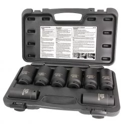 Flash Sale 🛒 Powerbuilt 8 Pc. 1/2 in. Drive 12 Point Metric Axle Nut Socket Set - 647752 😉