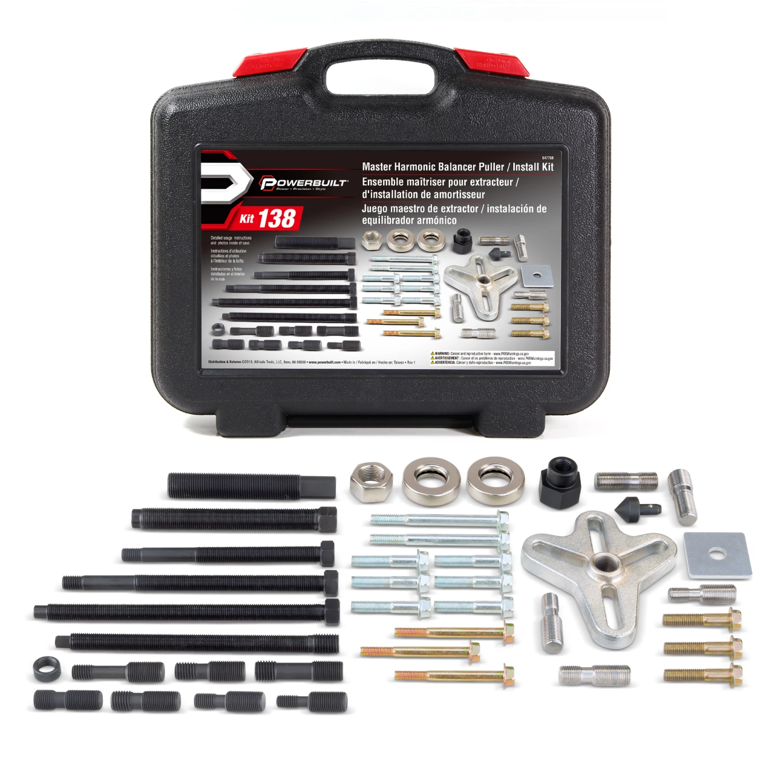 Cheapest โ๏ธ Powerbuilt Master Harmonic Balancer Puller / Pulley Installer Kit - 647758 ๐ - Image 3