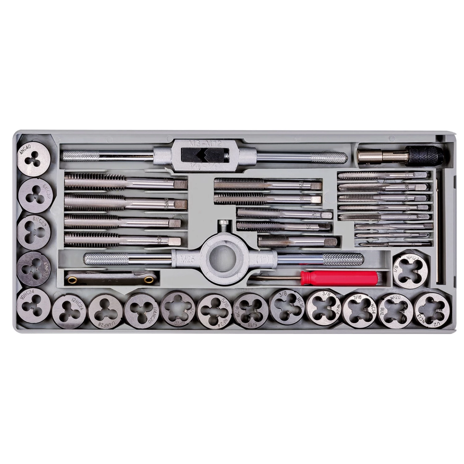 Buy ๐ Powerbuilt 40 Piece SAE Tap and Die Set with Injection Case - 647773 ๐ฏ - Image 2