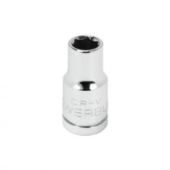 Promo 🧨 Powerbuilt 1/4 Inch Drive x 6 MM 6 Point Shallow Socket - 648283 💯