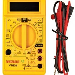Cheapest 🥰 Powerbuilt Digital Multimeter, Power Meter, Automotive Meter ⌛