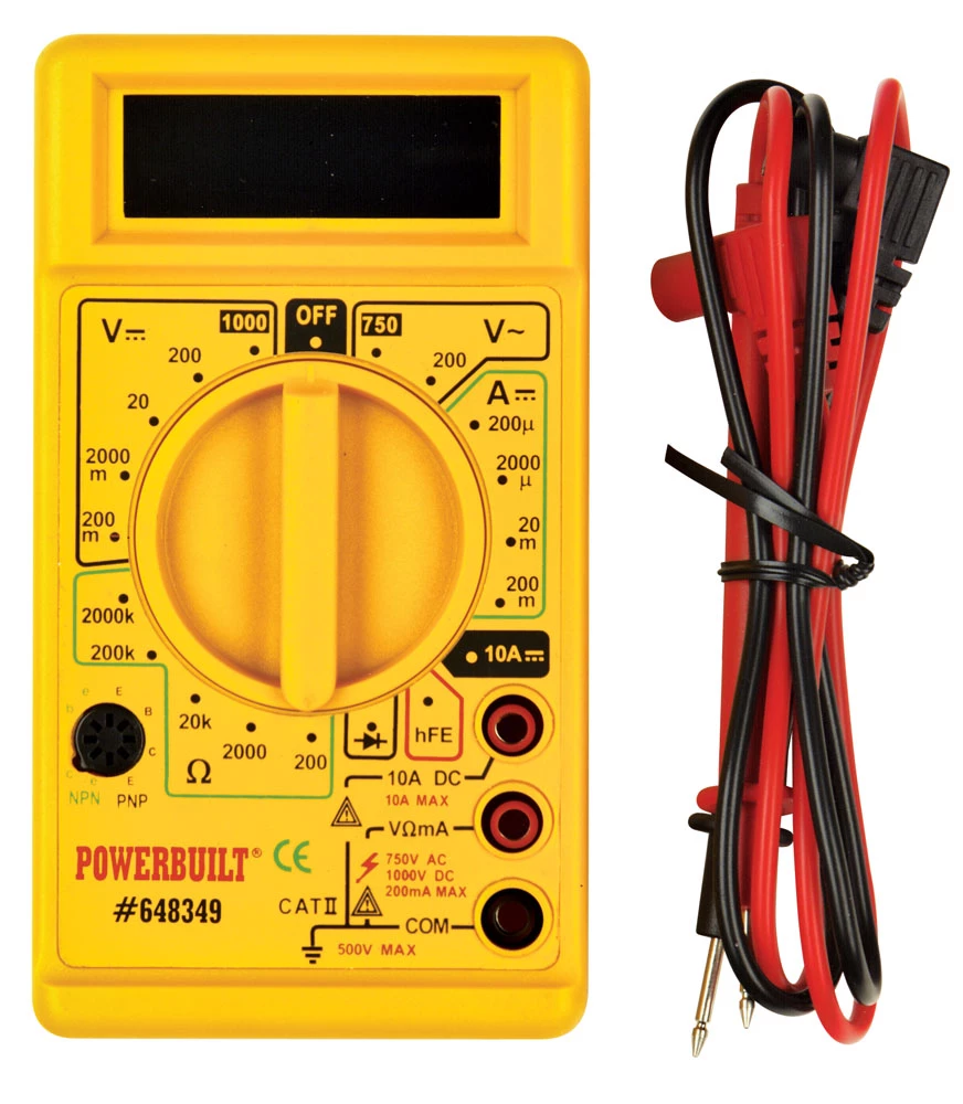 Cheapest 🥰 Powerbuilt Digital Multimeter, Power Meter, Automotive Meter ⌛