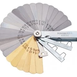 Cheap ✔️ Powerbuilt 25 Blade Tune Up Feeler Spark Plug Gap Gauge - 648394 👏