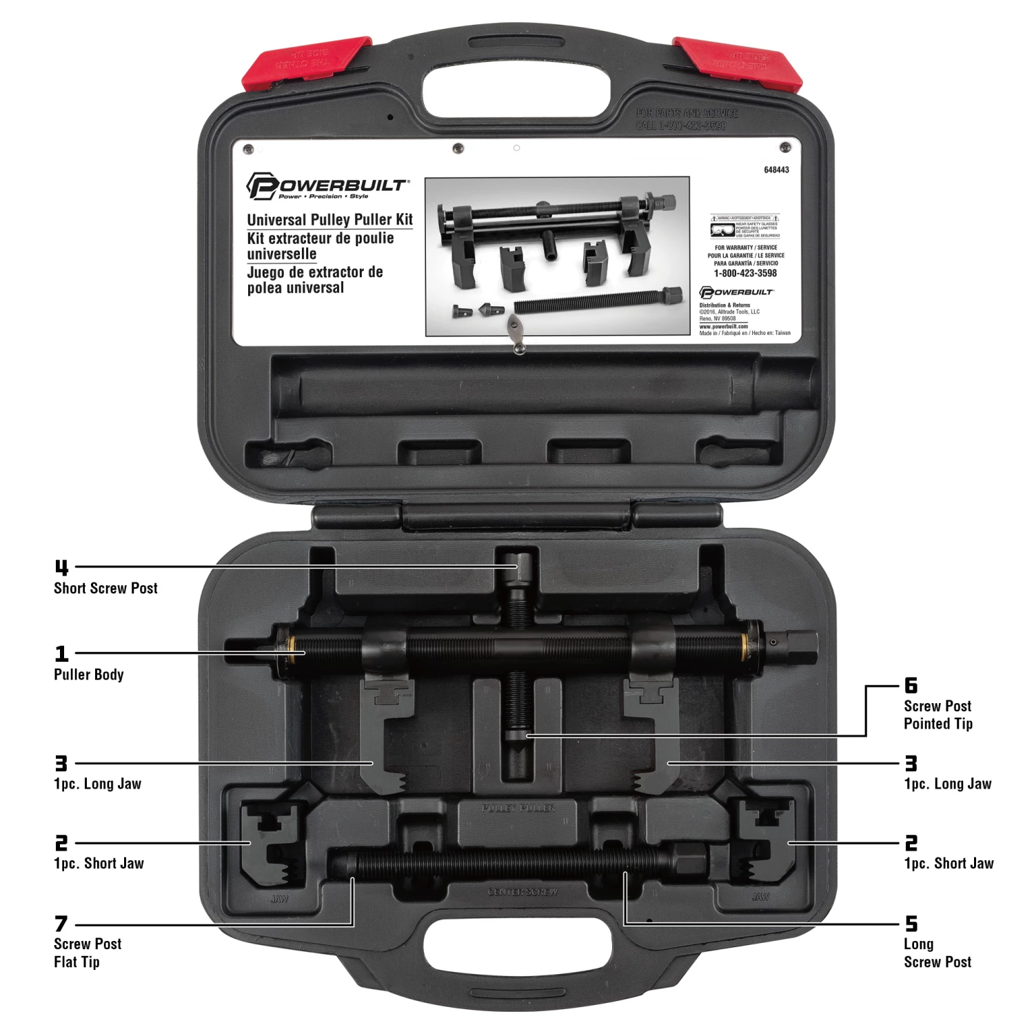 Cheapest ✔️ Powerbuilt Universal Pulley Puller Kit - 648443 👏 - Image 4