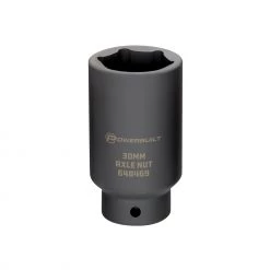Cheap 🥰 Powerbuilt 1/2 Inch Drive 30mm Axle Nut Socket - 648469 👏