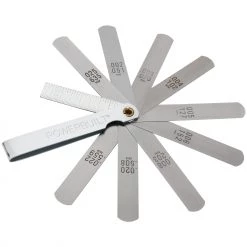 New 😀 Powerbuilt 9 Blade Feeler Gauge And Ruler - 648514 ✔️