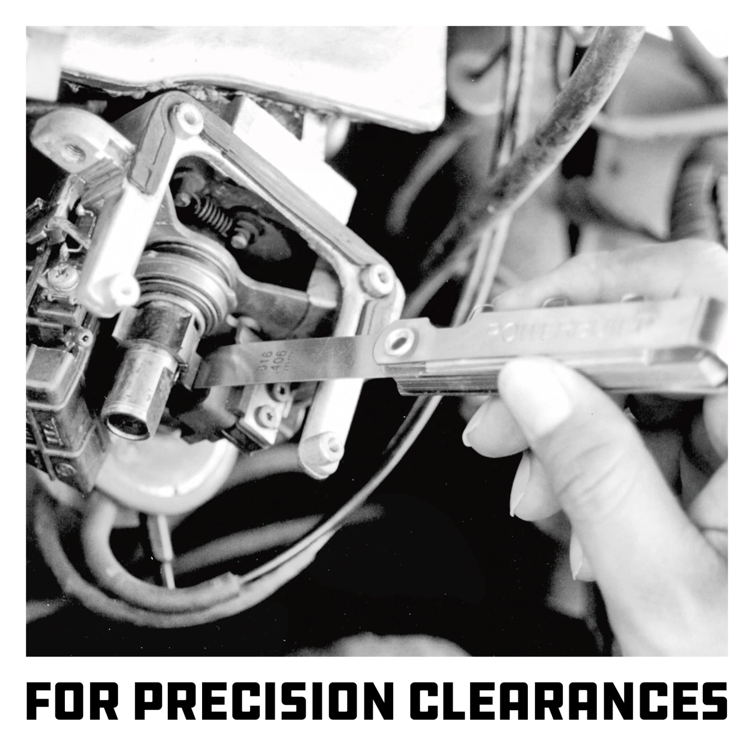 New 😀 Powerbuilt 9 Blade Feeler Gauge And Ruler - 648514 ✔️ - Image 4