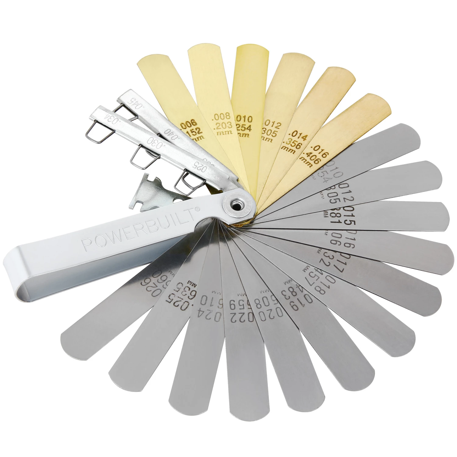 Brand new ๐ Powerbuilt 24-Blade Combo Tune-Up Gauge - 648518 ๐งจ