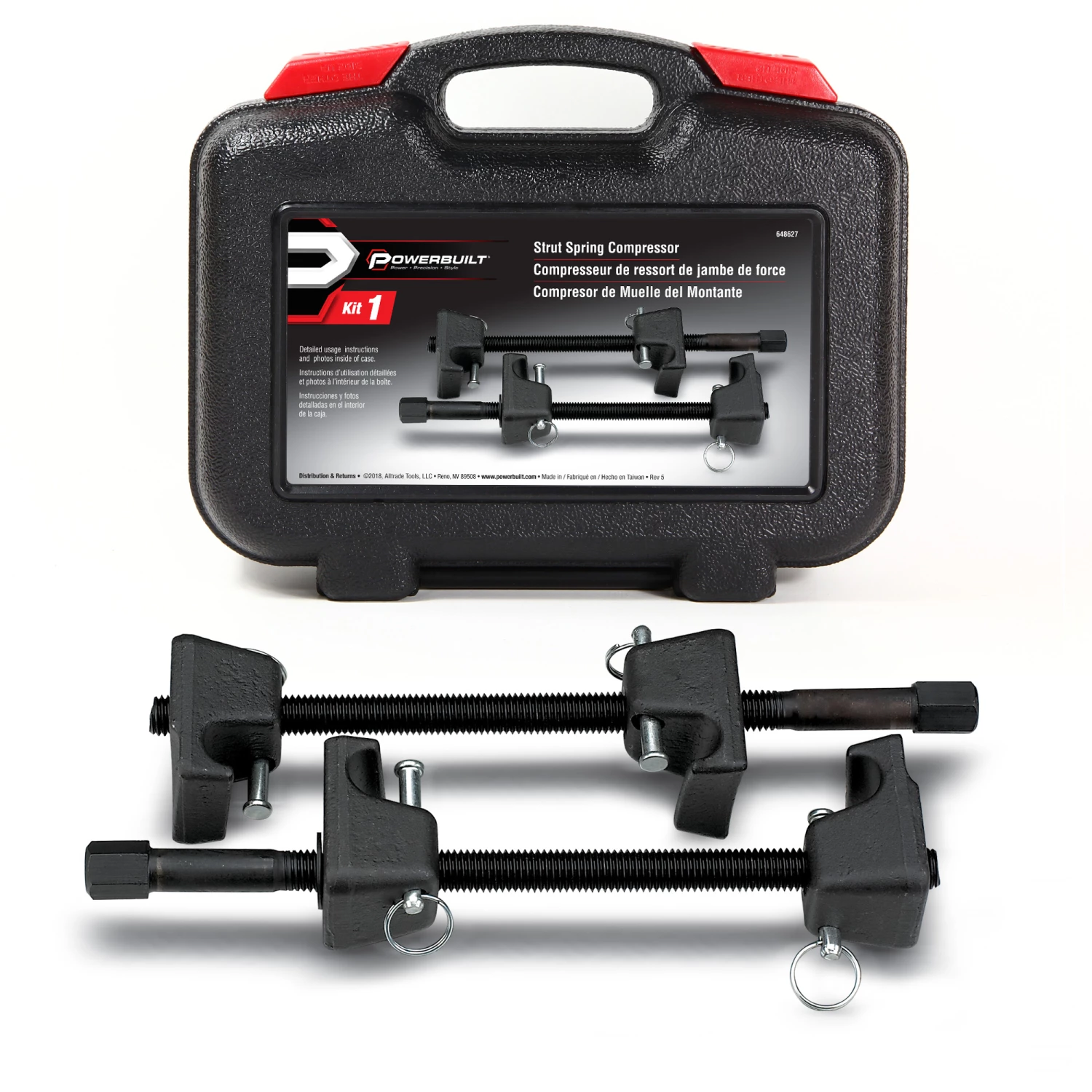 Buy 🎁 Powerbuilt Strut Spring Compressor Kit - 648627E 😍