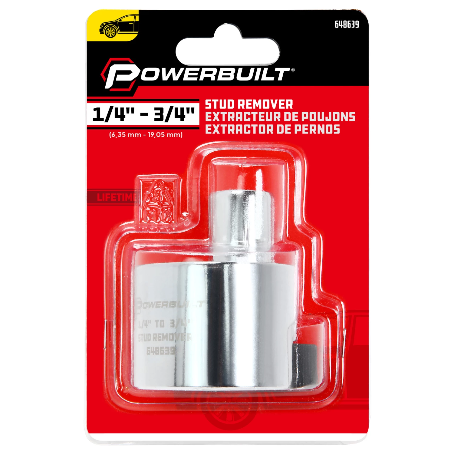 Discount 🤩 Powerbuilt Stud Remover 1/4 Inch to 3/4 Inch - 648639 🎉 - Image 7