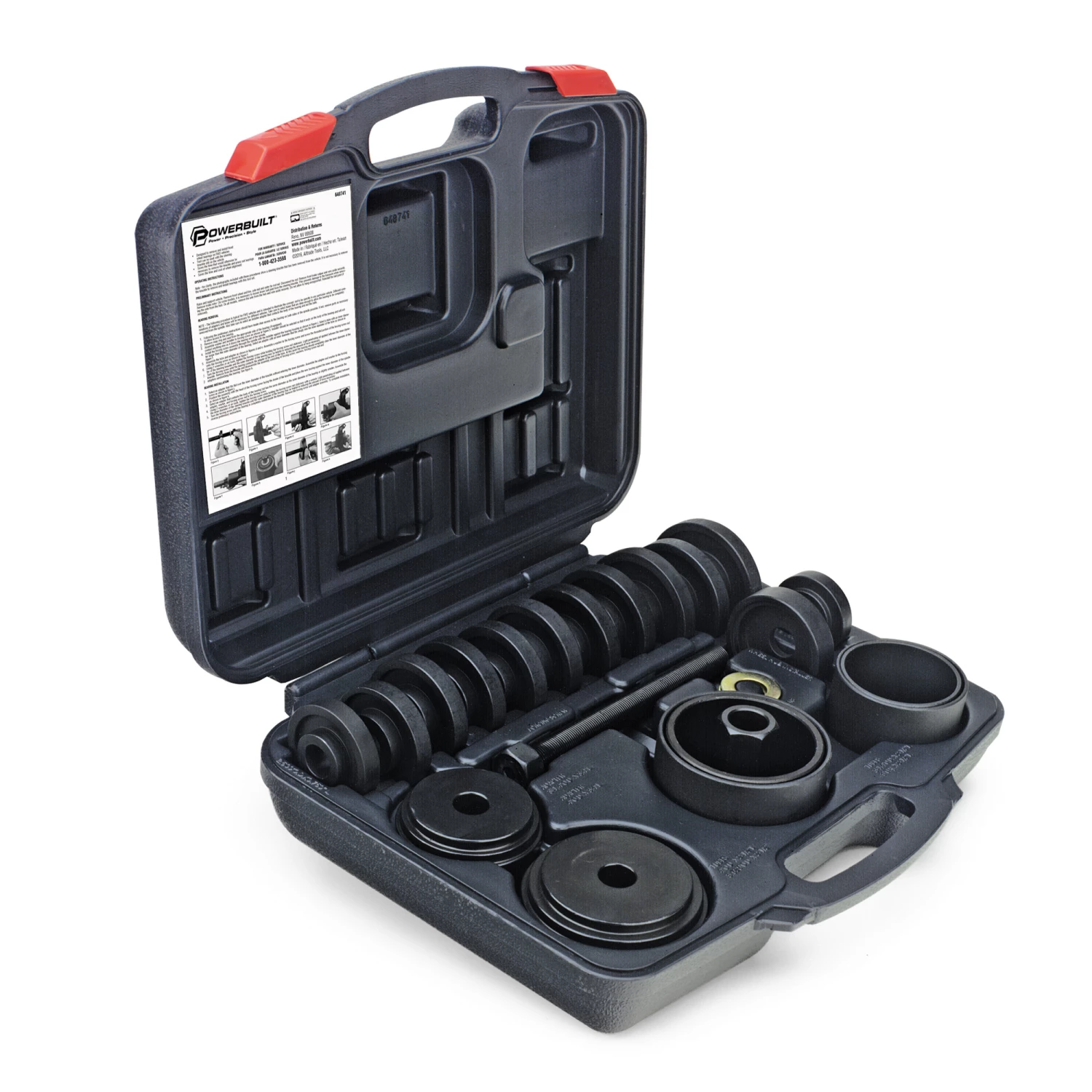 New 👏 Powerbuilt 23 Piece Forward Bearing Remover & Installation Set - 648741 🔥 - Image 2