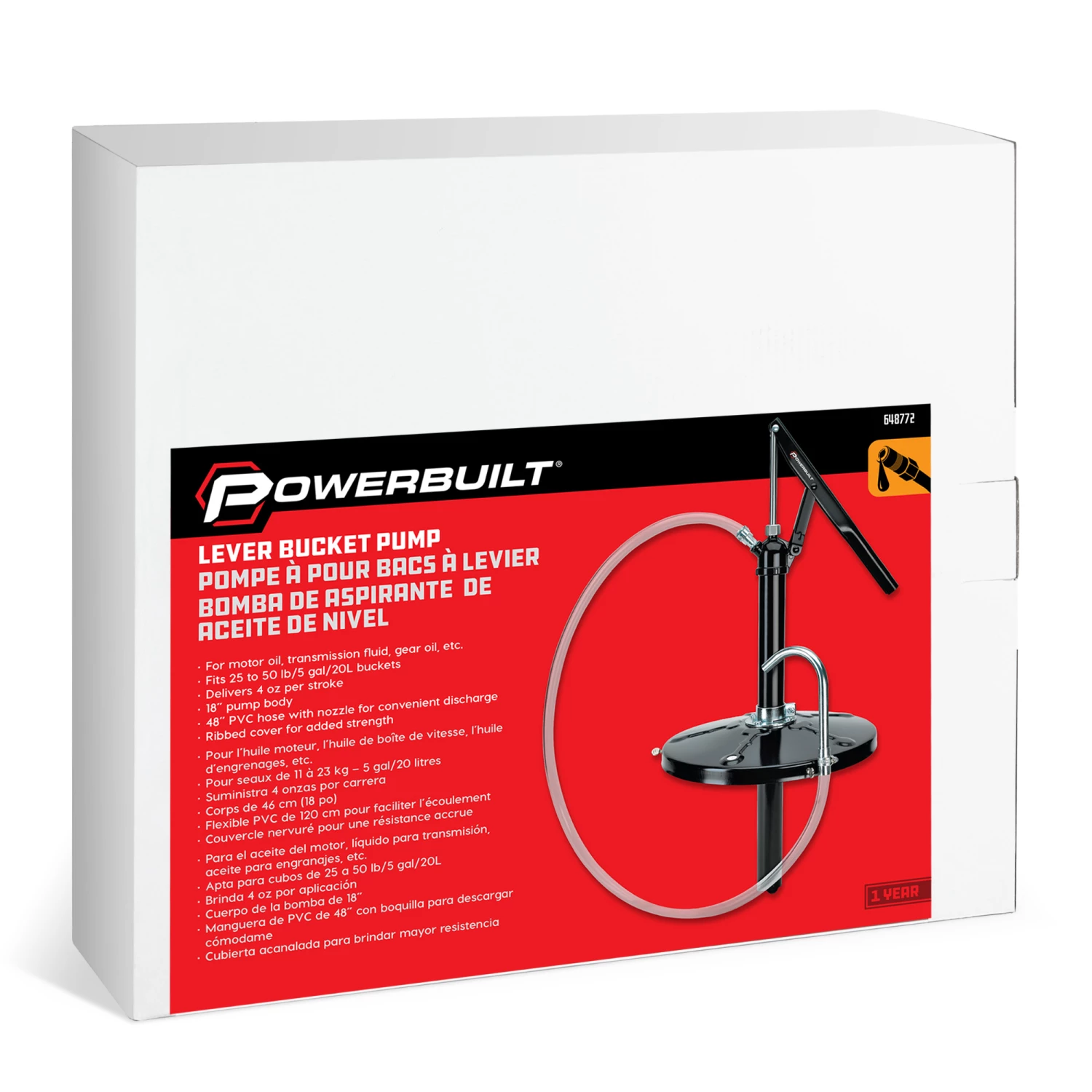 Buy ⭐ Powerbuilt Lever Bucket Pump for 5 Gallon Buckets - 648772 ⭐ - Image 5