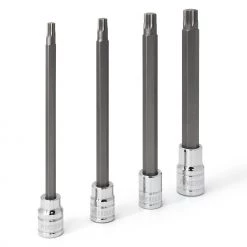 Buy 🔥 Powerbuilt 4 Pc. 6 in. Long Reach Triple Square Bit Socket Set 🔔