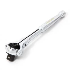 Hot Sale ⭐ Powerbuilt 3/8 Inch Drive Compact Swivel Head Ratchet - 649941 🌟