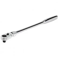 Flash Sale ๐ Powerbuilt 1/4 Inch Drive 72 Tooth Pro Tech 9 Inch Long Reach Flex Head Ratchet with Contour Handle - 649951 โญ