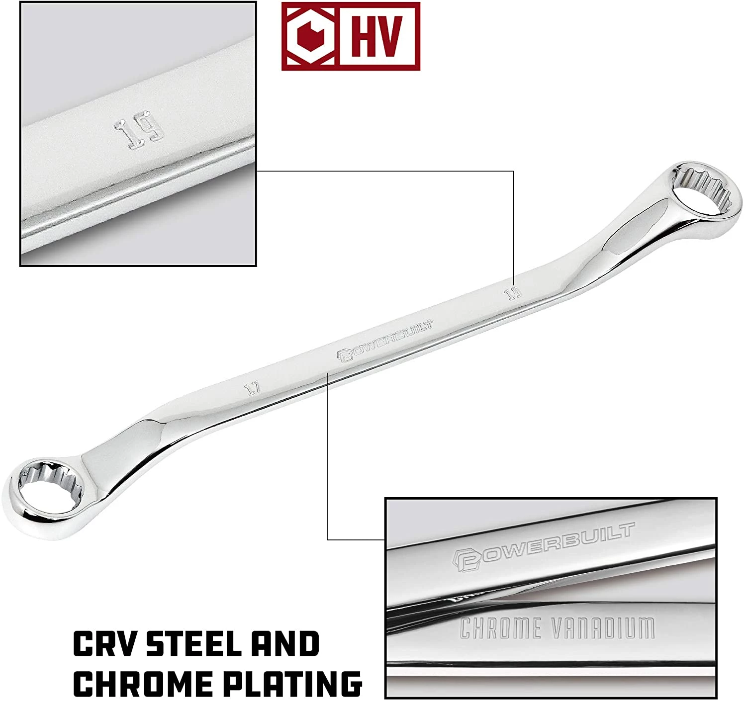 Deals π Powerbuilt 5 Piece Metric Offset Box End π§ Wrench Set, 45 Degree Offset for Added Reach, Z-Drive Broaching Reduces Round-Off, Chr π₯° - Image 2