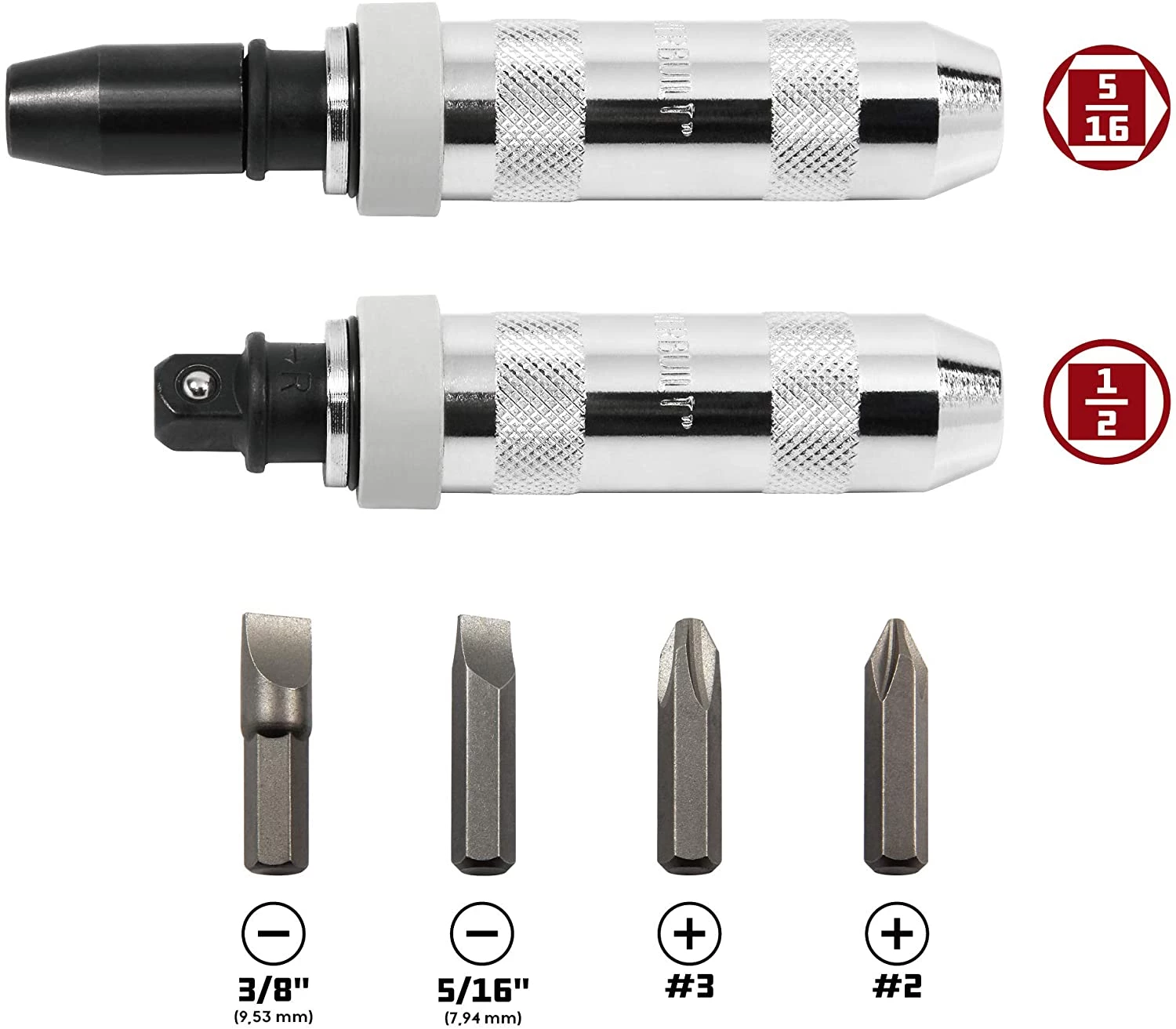 Deals 🎉 Powerbuilt 648002 1/2" Dr. Impact Driver Kit 🎉 - Image 3