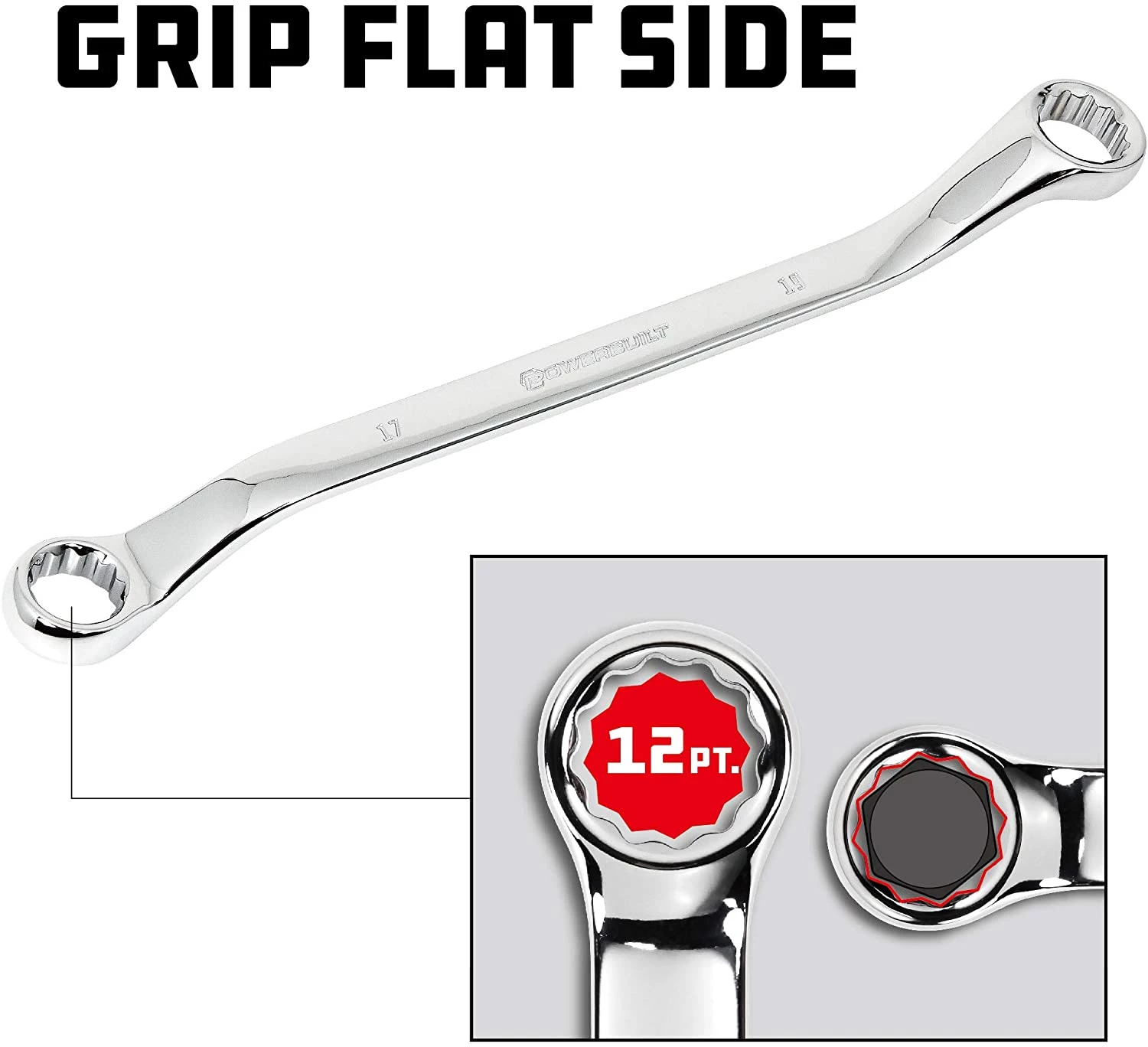 Deals π Powerbuilt 5 Piece Metric Offset Box End π§ Wrench Set, 45 Degree Offset for Added Reach, Z-Drive Broaching Reduces Round-Off, Chr π₯° - Image 4