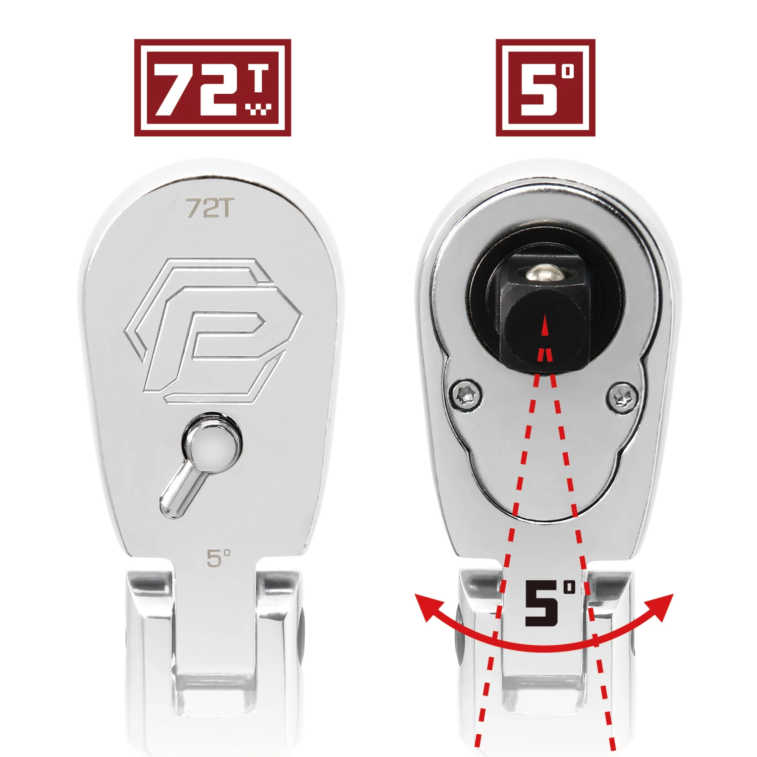 Brand new 🥰 Powerbuilt 1/4 Inch Drive 72 Tooth Sealed Head Flex Ratchet - 649933 😀 - Image 5