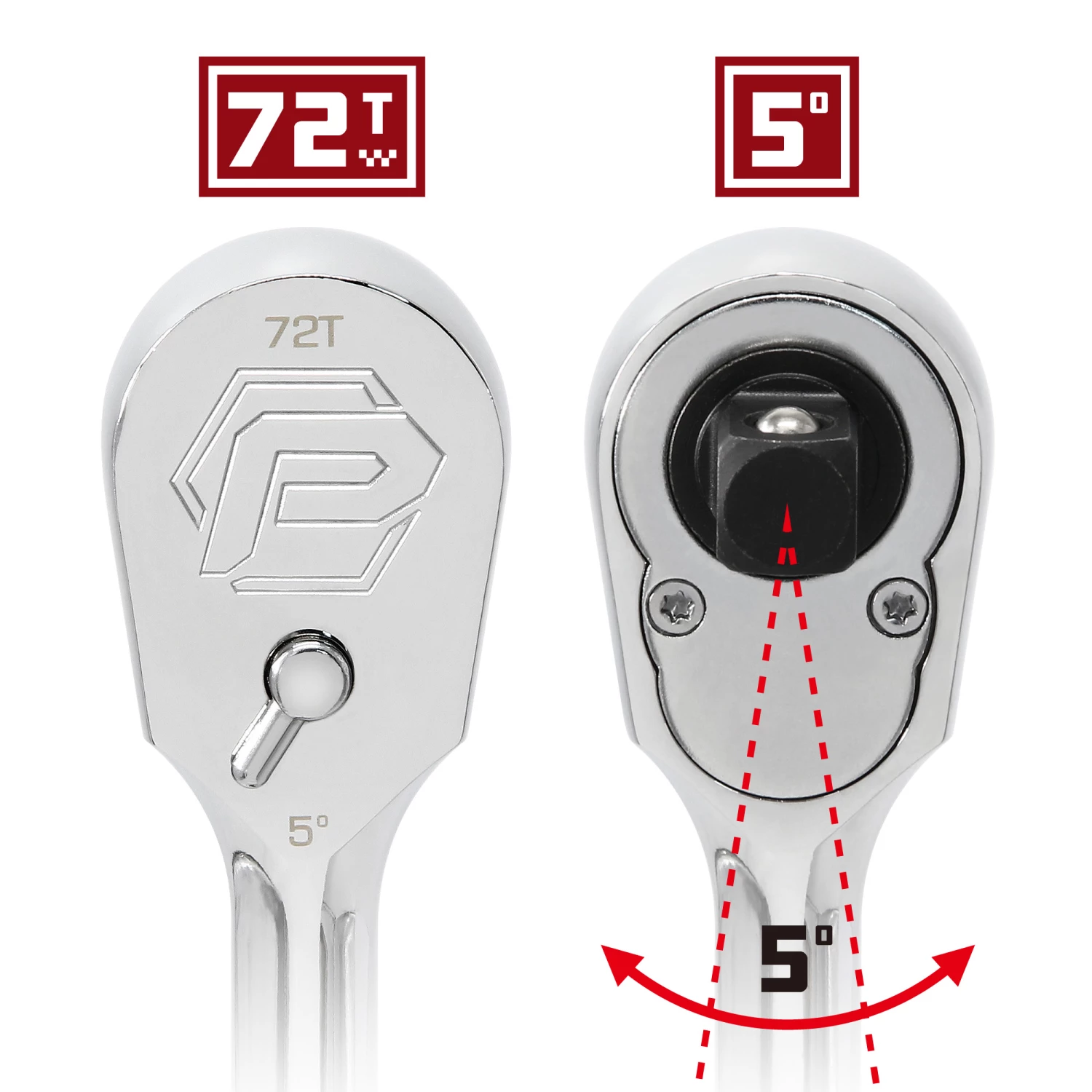 Cheap ๐ Powerbuilt 1/2 Inch Drive 72 Tooth Sealed Head Ratchet - 649932 ๐งจ - Image 2