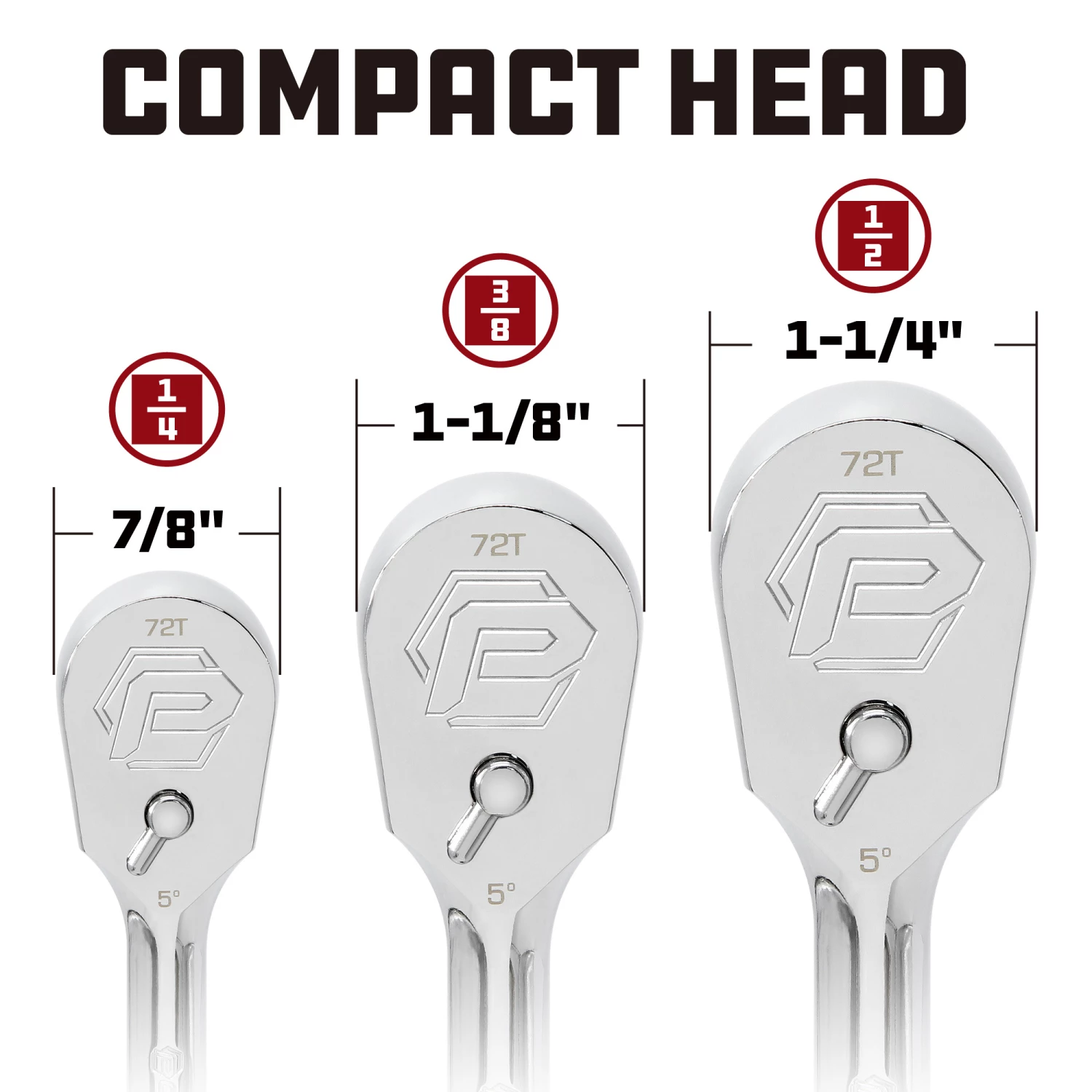 Buy 👍 Powerbuilt 3/8 Inch Drive 72 Tooth Sealed Head Ratchet - 649931 ⭐ - Image 4