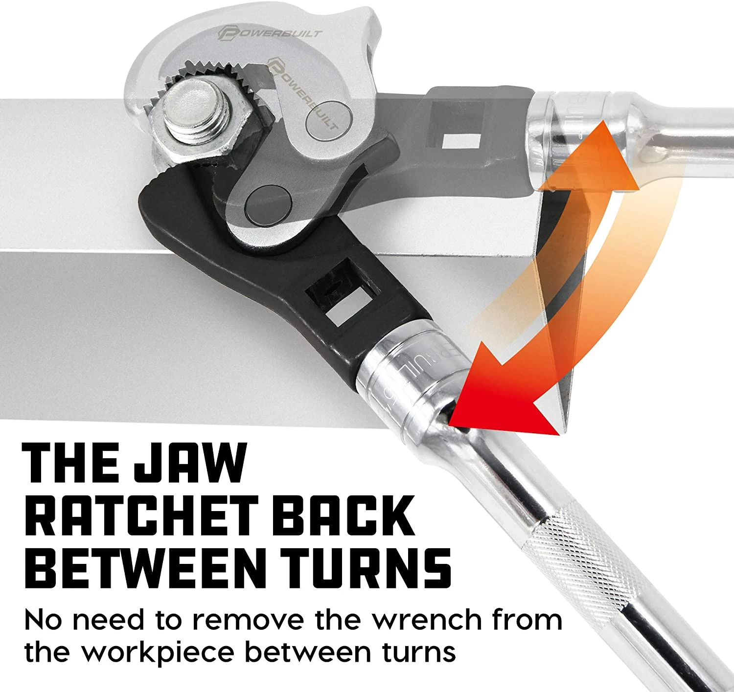 Wholesale ๐งจ Powerbuilt 2 Piece Spring-Loaded Auto Size Adjusting Crowfoot ๐ง Wrench Set, Universal ๐ง Wrench , Multi-Size ๐ง Wrench, Self-Adjusting ๐ง Wrench, Pow ๐ - Image 5