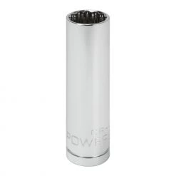 Hot Sale 🎁 Powerbuilt 3/8 in. Drive x 1/2 in. 12 Point SAE Deep Socket - 940046 🎁