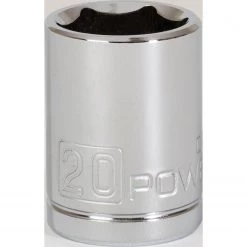 Best deal โค๏ธ Powerbuilt 1/2" Dr. 20mm 6Pt Socket - 940097 ๐