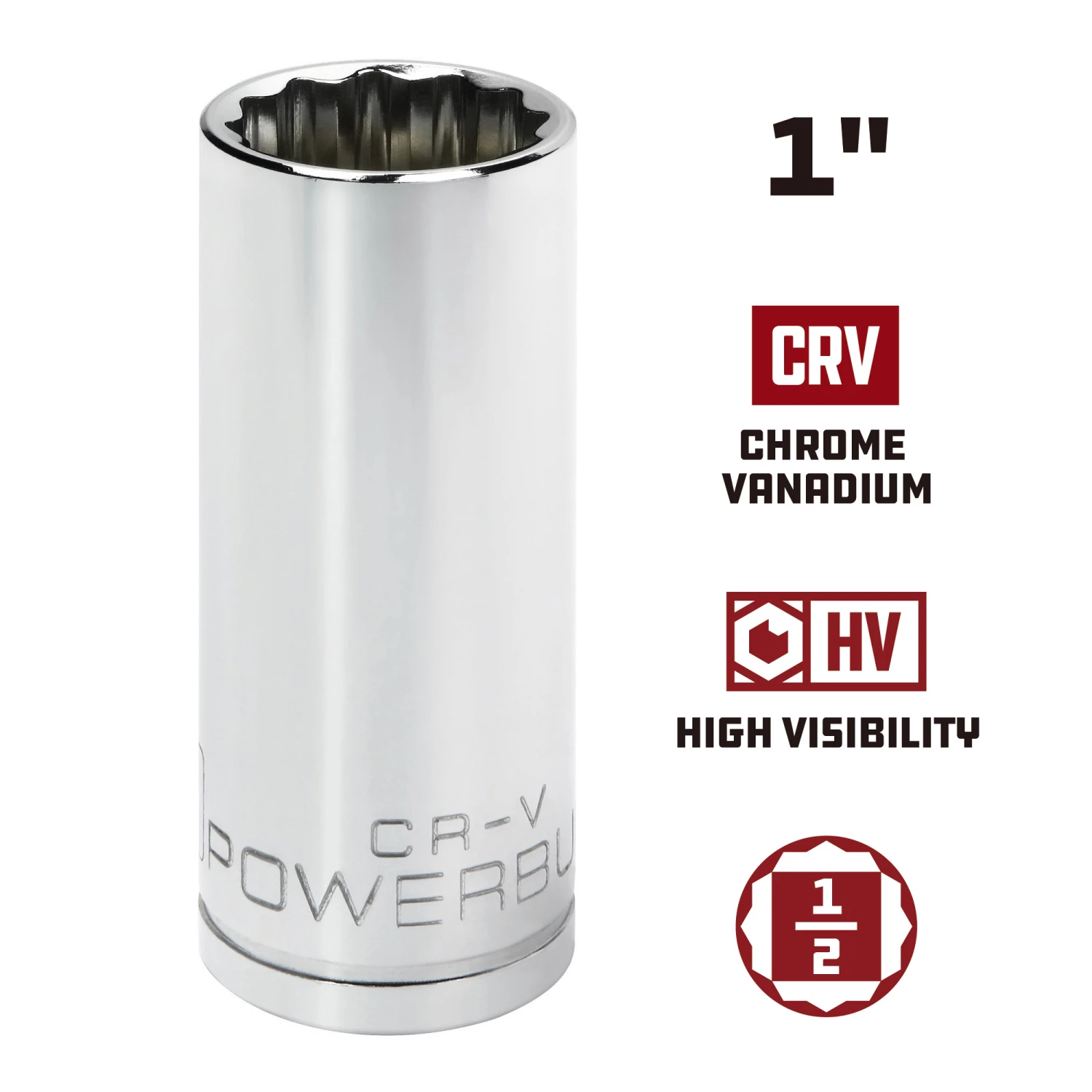 Wholesale ๐ฅฐ Powerbuilt 1/2 in. Drive x 1 in. 12 Point Deep Socket - 940138 ๐ - Image 5