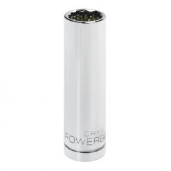 Best Pirce 🔥 Powerbuilt 1/2 in. Drive x 15mm 12 Point Deep Socket - 940156 ⭐