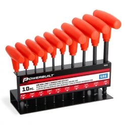 Budget ๐ฅ Powerbuilt 10 Piece SAE T-Handle Hex Key ๐ง Wrench Set - 940201 ๐ฏ
