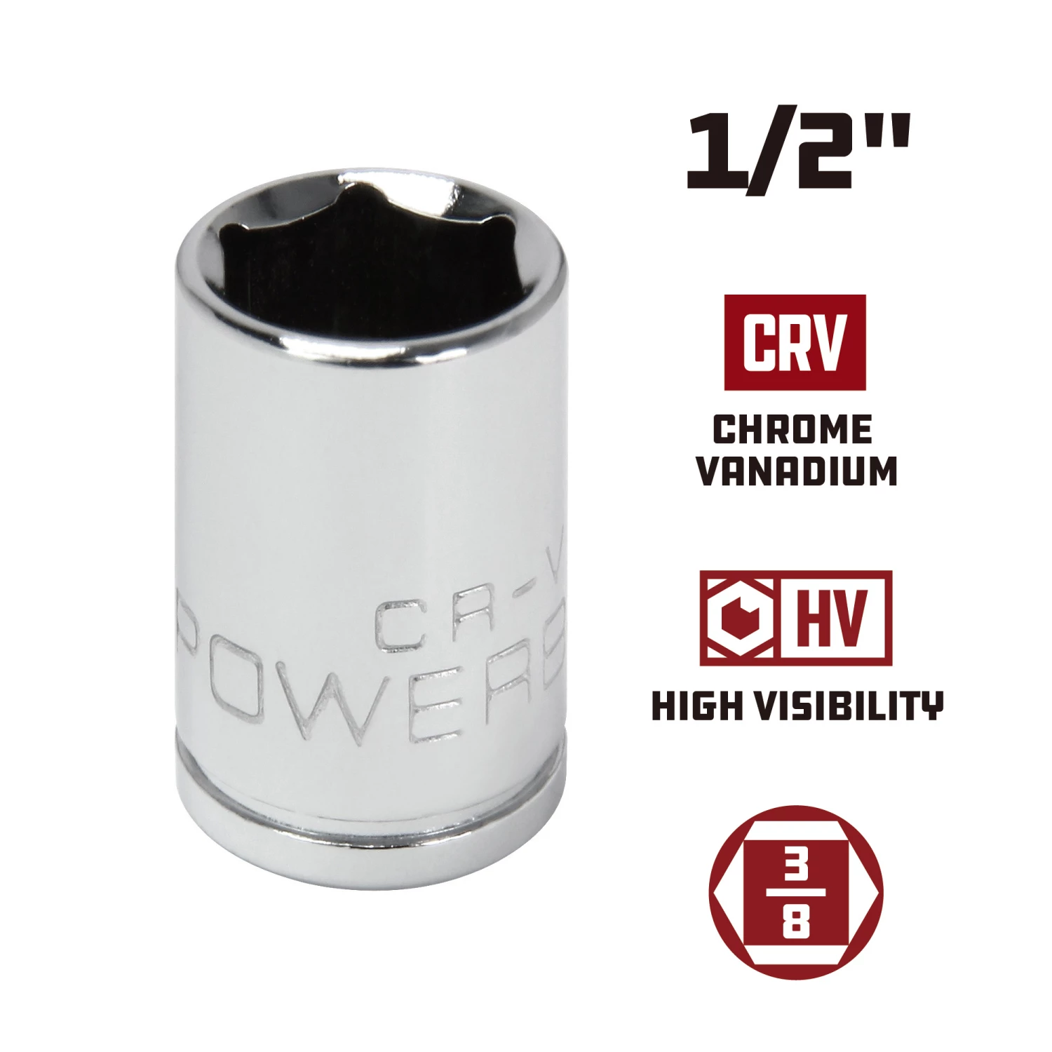 Top 10 🌟 Powerbuilt 3/8 in. Drive x 1/2 in. 6 Point SAE Socket - 940527 ✨ - Image 5