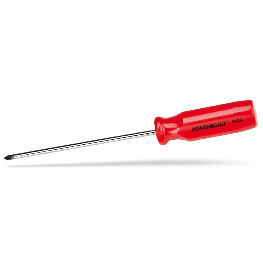 Best reviews of ⭐ Powerbuilt #1 X 6-Inch Phillips Screwdriver - 940551 🔔