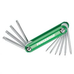 Budget ๐ Powerbuilt 10 Pc. Aluminum Folding Star Hex Key, T6 to T30 - 940786 โ๏ธ