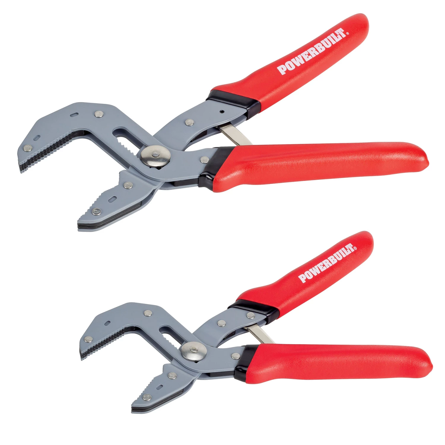 Hot Sale 👏 Powerbuilt 2 Piece Self-Adjusting Power Grip Pliers Set - 240320 😉