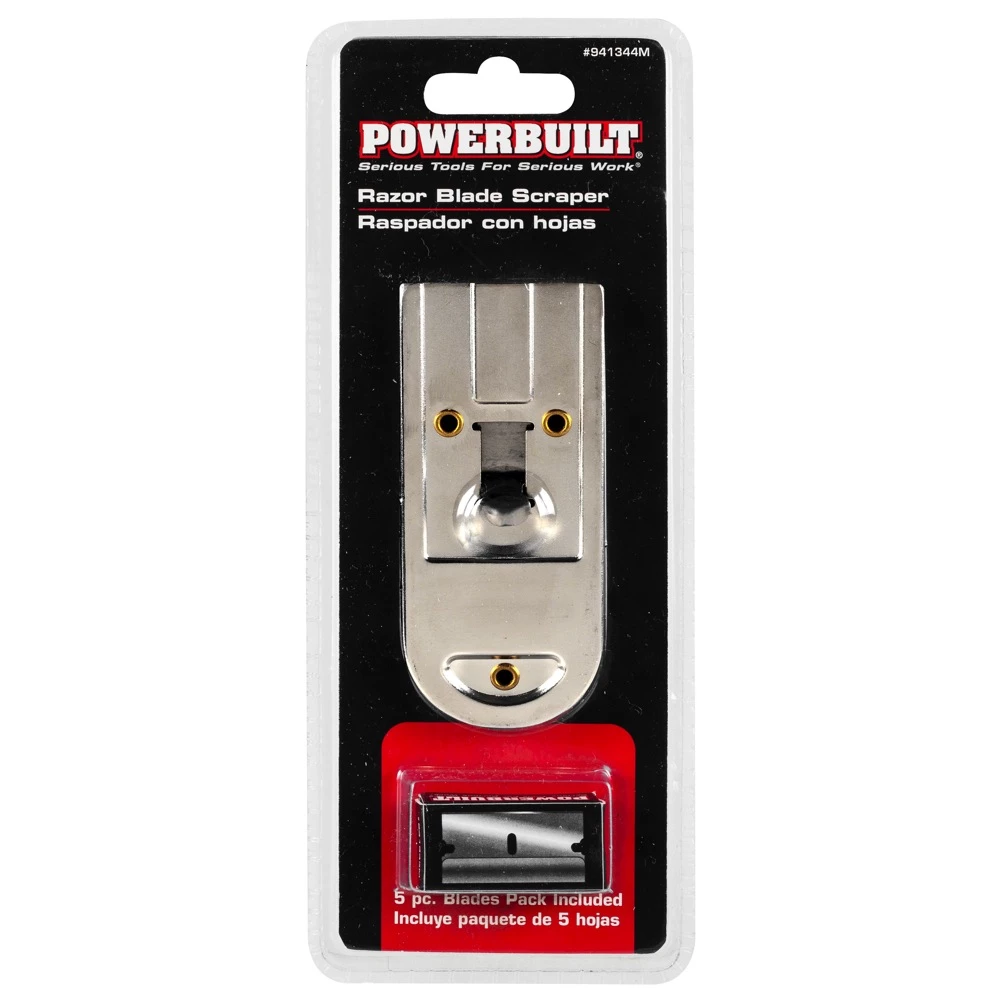 Flash Sale 🎁 Powerbuilt Razor Scraper With 1 Pack Blade - 941344M 🌟