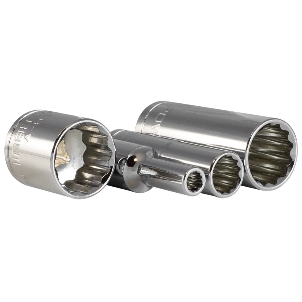 Coupon ⭐ Powerbuilt 16 Piece 3/8" Dr. SAE Socket Set 12 pt. Deep and Standard - 941539 🔥 - Image 3