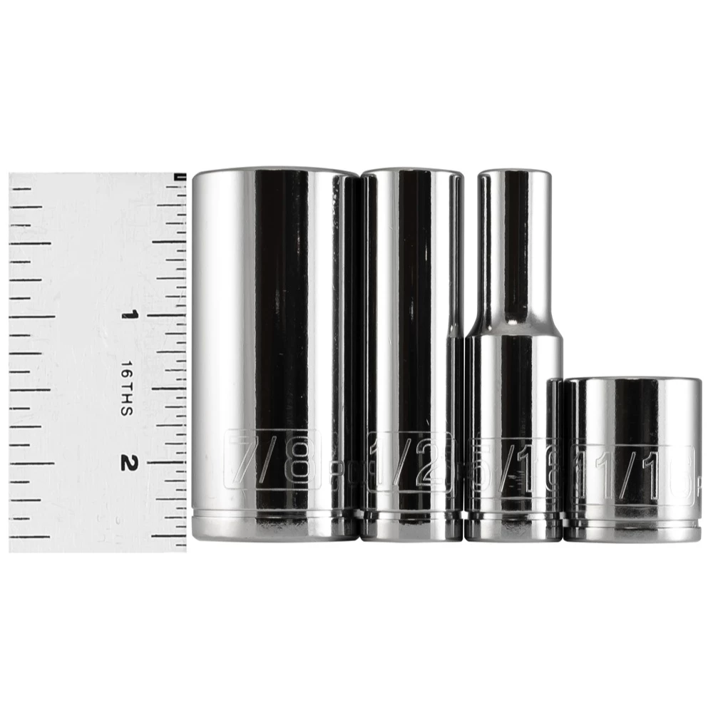 Brand new ๐งจ Powerbuilt 16 Piece 3/8" Dr. SAE Socket Set 6 pt. Deep and Standard - 941540 ๐คฉ - Image 2