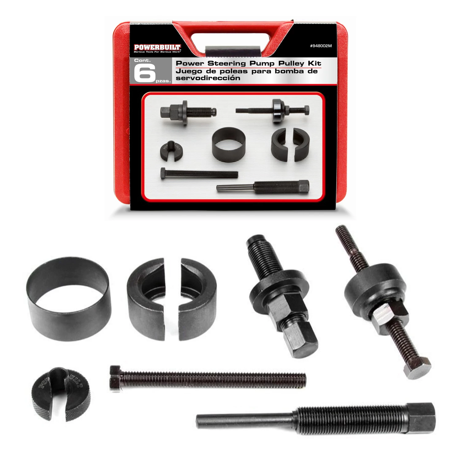 Budget 👍 Powerbuilt Power Steering Pump Pulley Kit - 948002 ⌛