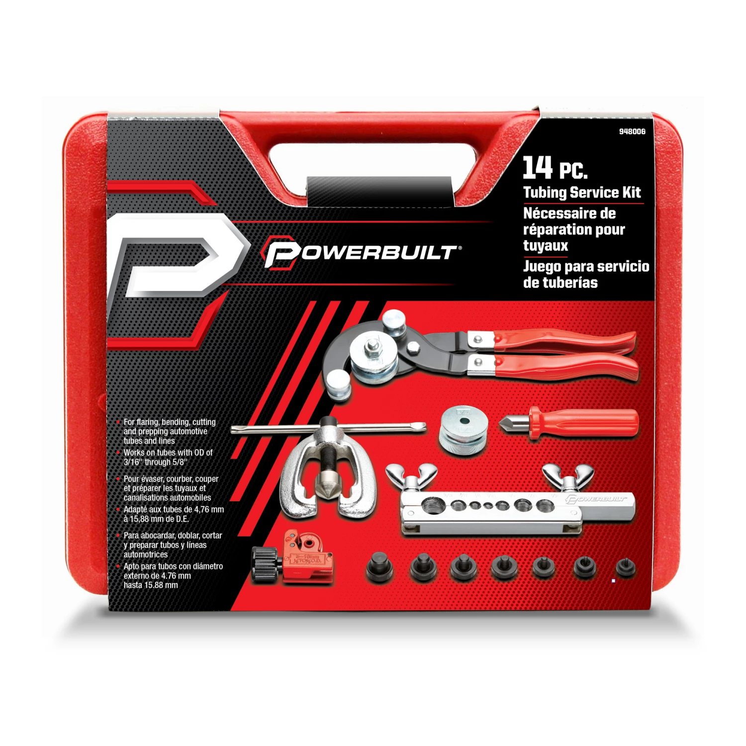 Brand new 🤩 Powerbuilt 14 Piece Master Tubing Service Kit - 948006 🎁 - Image 5