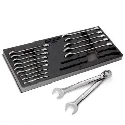 Outlet ⌛ Powerbuilt 16 Piece Pro Tech Metric Combination 🔧 Wrench Set - 949001 💯