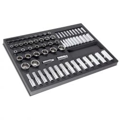 Flash Sale 🔔 Powerbuilt Pro Tech 70 Pc. SAE 1/4 in, 3/8 in, and 1/2 in. Master Socket Set 🎁