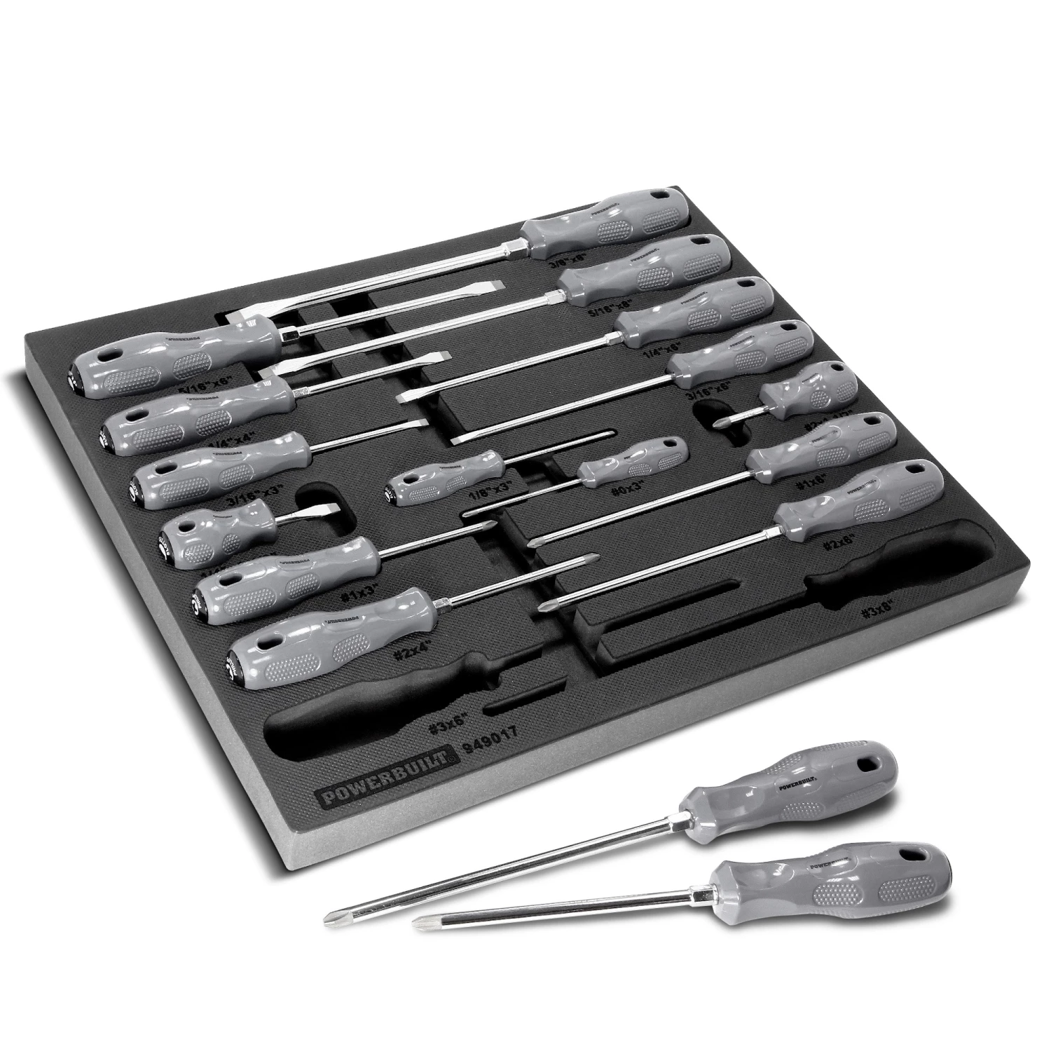 Brand new ✨ Powerbuilt Pro Tech 17 Piece Master Screwdriver Kit, Deluxe Acetate Handle 👍